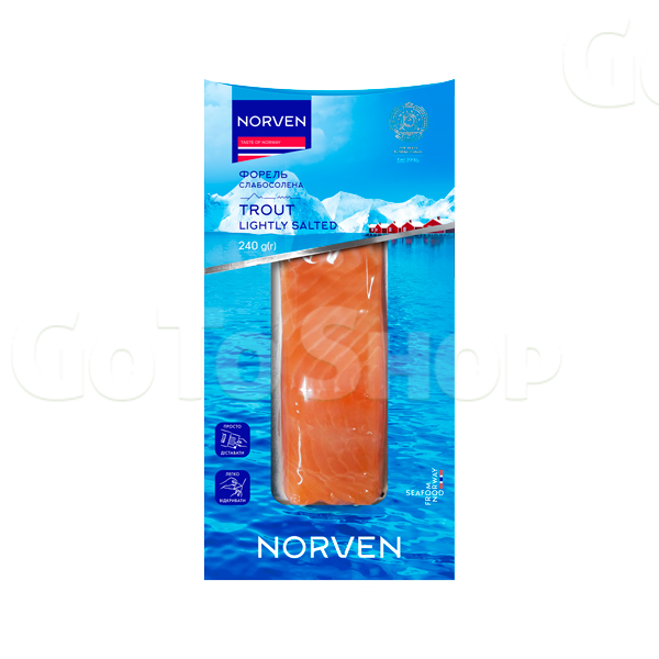 Форель 240 г Norven філе-кусок на шкірі 