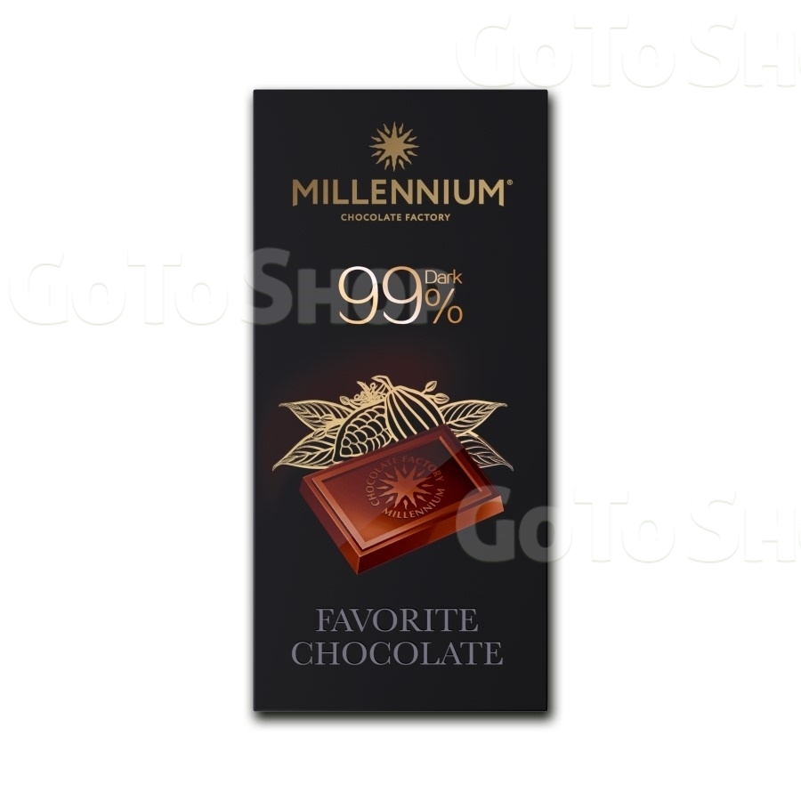 Шоколад 100 г Millennium favorite 99 % чорний 