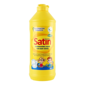 Засіб для миття дитячого посуду 500 мл Satin Organic Balance п/флакон 