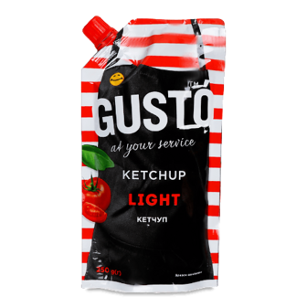 Кетчуп Gusto Light 250г