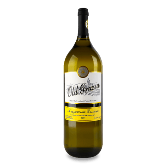 Вино Old Gruzia «Алазанська долина» біле напівсолодке 1,5л
