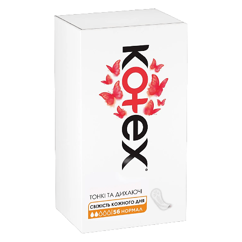 Прокладки щоденні Kotex Normal Liners 56шт