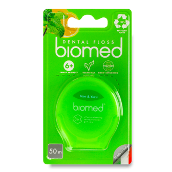 Нитка зубн Biomed Mint-Yuzu 50м шт
