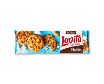 Печиво Roshen Lovita Classic Cookies арахіс 150г