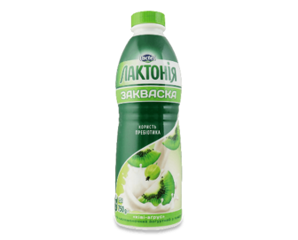 Напій кисломолочний «Лактонія» Закваска ківі-аґрус 1,5% 750г