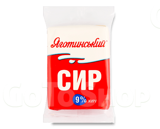 Сир кисломолочний Яготинський 9% 180г