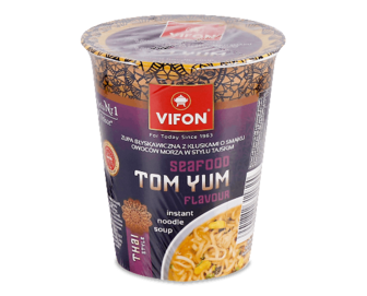 Суп Vifon Tom Yum з локшиною смак морепродуктів 67г