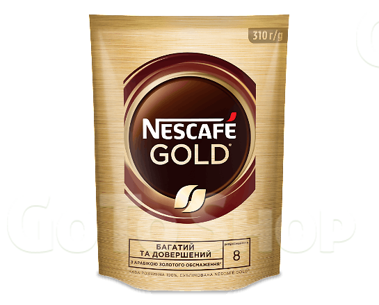 Кава розчинна Nescafe Gold сублімована 310г