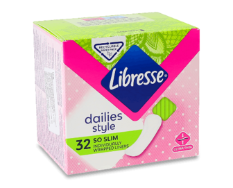 Прокладки щоденні Libresse Dailies Style 32шт