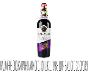 Вино Aznauri Black Currant червоне солодке 0,75л