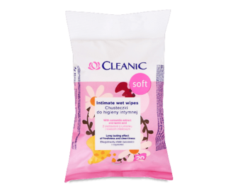 Серветки вологі Cleanic Soft для інтимної гігієни 20шт
