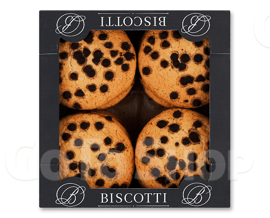Печиво Biscotti «Американське» зі шматочками глазурі 0,4кг