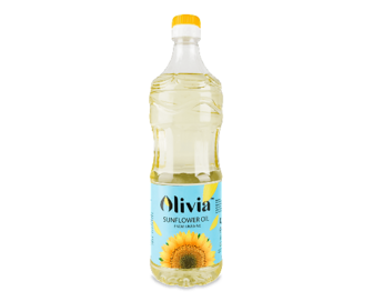 Олія соняшникова Олівія рафінована дезодорована 0,83л