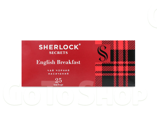 Чай чорний Sherlock Secrets English Breakfast 25*2г