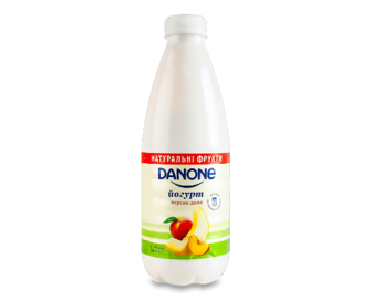 Йогурт Danone персик-диня питний 1,5%, 800г