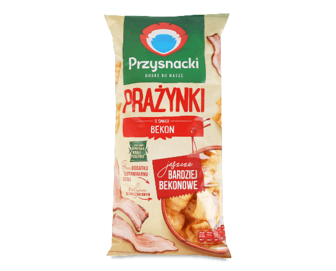 Снеки Przysnacki картопляно-пшеничні зі смаком бекону, 120г