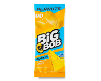 Арахіс Big Bob смажений зі смаком сиру, 60г