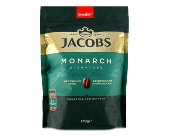 Кава розчинна Jacobs Monarch економ-пак, 170г