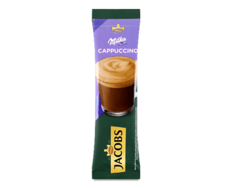 Напій кавовий Jacobs 3 в 1 Milka Cappuccino, 18г