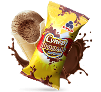 Морозиво Рудь Супер Шоколад ваф/ст 70г