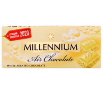 Шоколад Millennium Premium пористий білий 85г