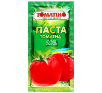 Паста Томатіно томатна 25% 70г