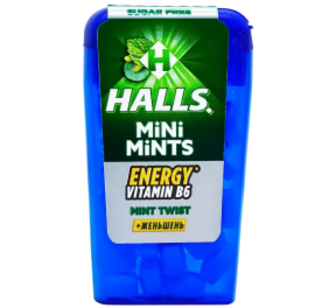 Драже Halls Mini Mints м’ята 12,5г