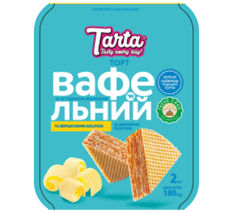 Торт Tarta Вафельний зі згущ.мол. вершк.маслом180г