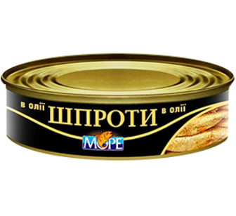 Рибні консерви Море Шпроти 150г