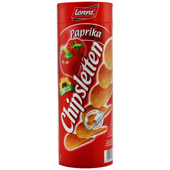 Чіпси Lorenz Chipsletten картопляні зі смаком паприки 100г