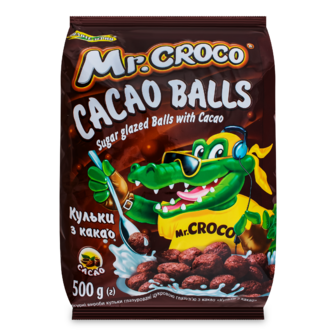Кульки шоколадні Золоте Зерно Mr.CroCo 500г