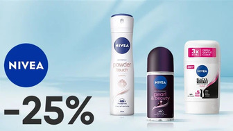 -25% на дезодоранти NIVEA