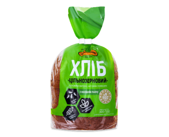 Хліб «Київхліб» цільнозерновий нарізаний 300г