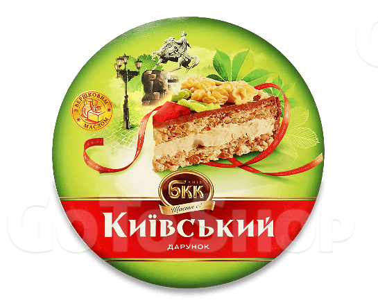 Торт БКК «Київський дарунок» з арахісом 450г
