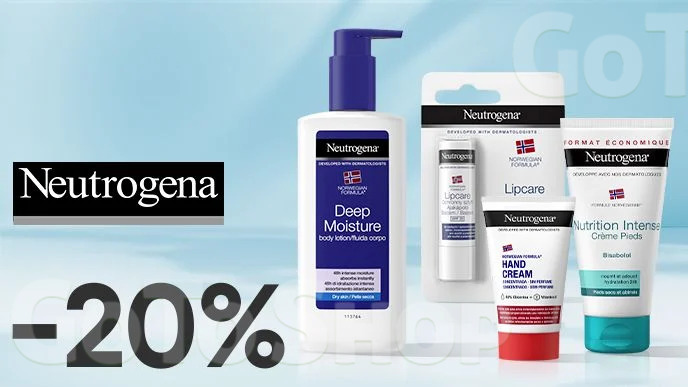 -20% на засоби бренду Neutrogena