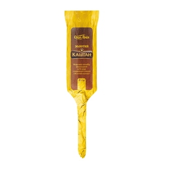 Морозиво 70 г Своя лінія Золотий Каштан пломбір  шоколадний  у вершковій глазурі 