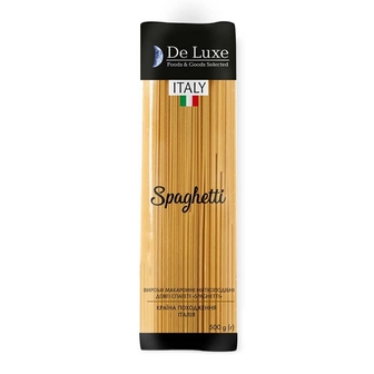Мак.вир. 0,5кг De Luxe Foods&Goods Selected Спагеті 