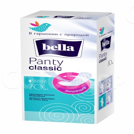 Прокладки щоденні 20 шт Bella Panty Classic 