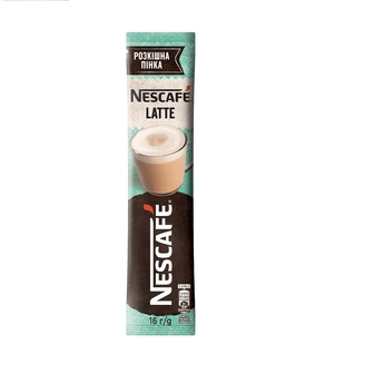 Нaпій кaвовий 16 г Nescafe Latte розчинний стік (3 в 1) 