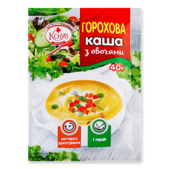 Каша «Козуб продукт» горохова з овочами 40г