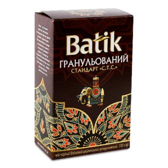 Чай чорний Batik гранульований стандарт С.Т.С. 100г