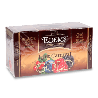 Чай чорний Edems Gold Fruit Carnival 25*2г