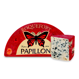 Сир Papillon Fromageries «Рокфор Ред» AOP 52% з овечого молока 100г
