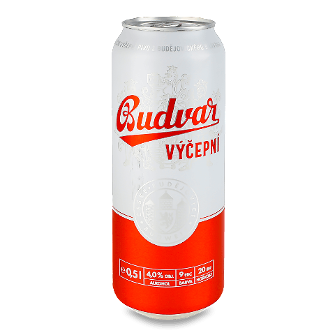 Пиво Budweiser Budvar Бочкове світле з/б 0,5л