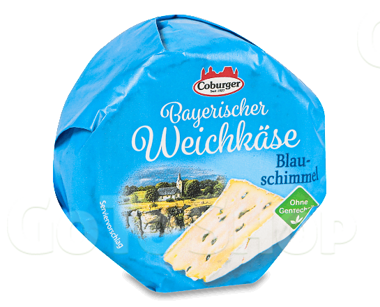 Сир Coburger Bayerischer Weichkase Blauschimmel 45%, 150г