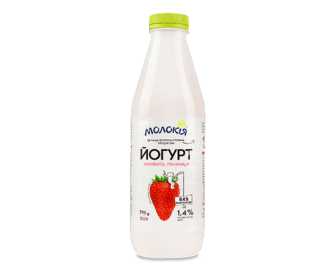 Йогурт «Молокія» полуниця 1,4% пет, 770г