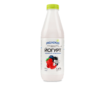 Йогурт «Молокія» лісова ягода 1,4% пет, 770г