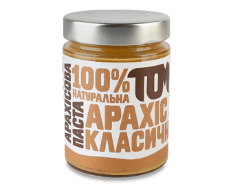 Паста арахісова «ТОМ» класична с/б, 300г
