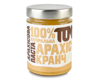 Паста арахісова «ТОМ» кранч с/б, 300г