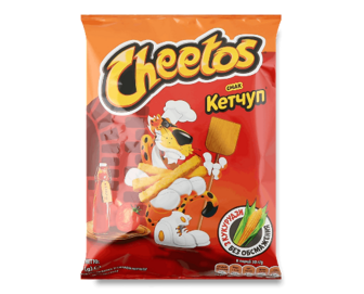 Палички кукурудзяні Cheetos зі смаком кетчупу, 50г